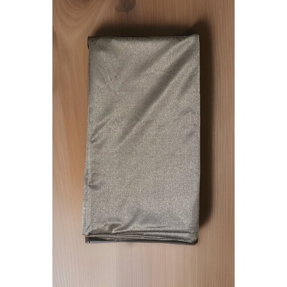 Luxury Silver Gray Blackout Curtain Panel 50x89 Light-Blocking Drapery - Picture 3 of 7